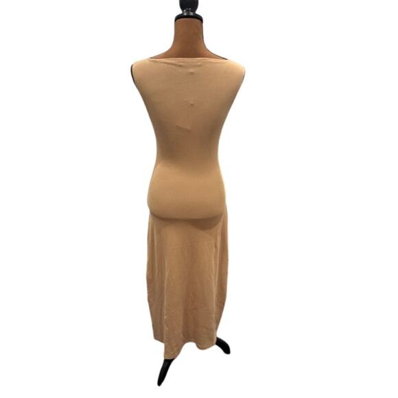 We Wore What Boat Neck Ribbed Midi Dress in Beige – NWT Size XS - Picture 6 of 10